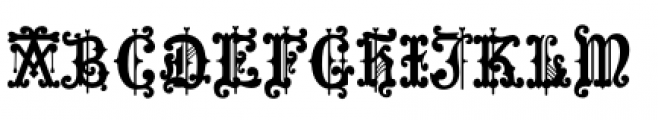 Hills Medieval Font UPPERCASE