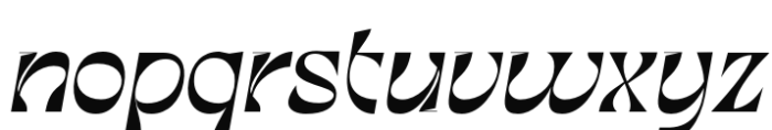 Himalia Callisto Italic Font LOWERCASE