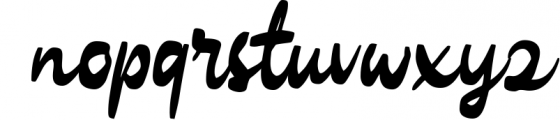 Hicksar Script Font LOWERCASE