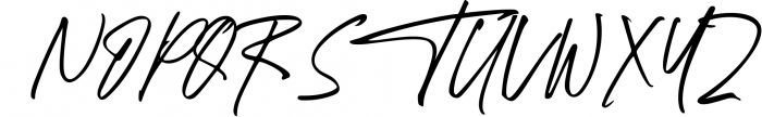 High Dreaming // Natural Handwritten 1 Font UPPERCASE