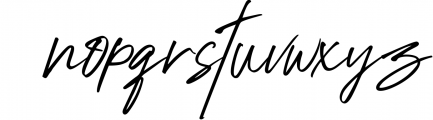 High Dreaming // Natural Handwritten 1 Font LOWERCASE