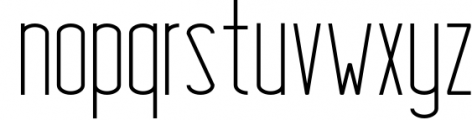 Highrise Typeface 1 Font LOWERCASE