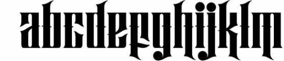 Hijrah - Blackletter Typeface Font LOWERCASE