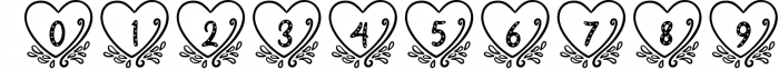 Hilani Heart Monogram Font OTHER CHARS