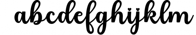 Hilender Rhapsody - 4 Type Font 2 Font LOWERCASE