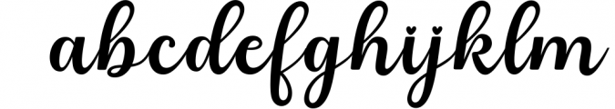 Hilender Rhapsody - 4 Type Font Font LOWERCASE