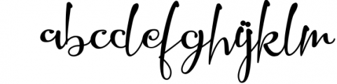 Hillarie - Modern Calligraphy Font LOWERCASE
