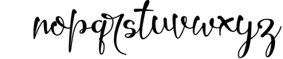 Hillarie - Modern Calligraphy Font LOWERCASE