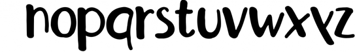 Hippy Font LOWERCASE