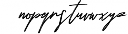 Hitshot Signature Script Brush Font Font LOWERCASE