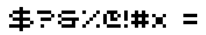 HISKYFLIPPERHI Font OTHER CHARS