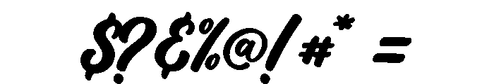 HiRolleyScript Font OTHER CHARS