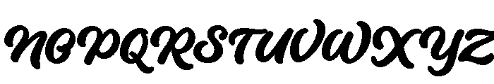 HiRolleyScript Font UPPERCASE