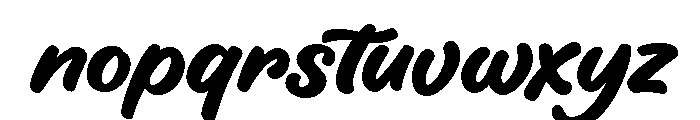 HiRolleyScript Font LOWERCASE