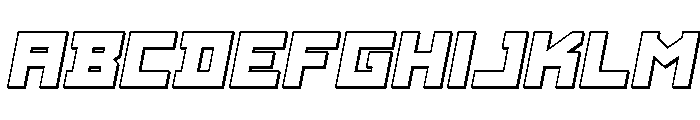 Hibernal Sentry 3D Italic FONT