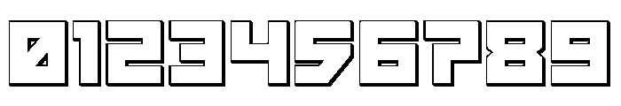 Hibernal Sentry 3D Font OTHER CHARS