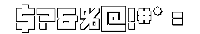 Hibernal Sentry 3D Font OTHER CHARS