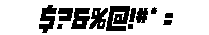 Hibernal Sentry Condensed Ital Font OTHER CHARS