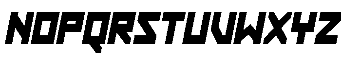 Hibernal Sentry Condensed Ital Font UPPERCASE