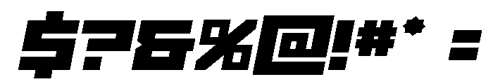 Hibernal Sentry Expanded Ital Font OTHER CHARS