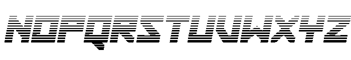 Hibernal Sentry Gradient Ital Font UPPERCASE
