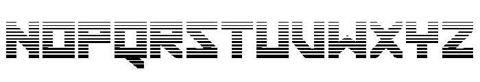 Hibernal Sentry Gradient Font UPPERCASE