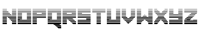 Hibernal Sentry Gradient Font LOWERCASE