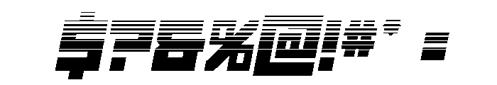 Hibernal Sentry Halftone Ital Font OTHER CHARS