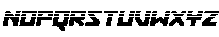 Hibernal Sentry Halftone Ital Font UPPERCASE