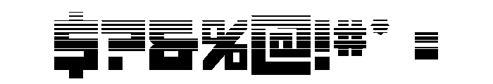 Hibernal Sentry Halftone Font OTHER CHARS