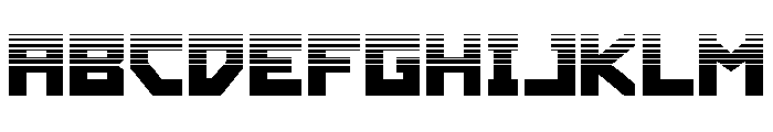 Hibernal Sentry Halftone Font UPPERCASE
