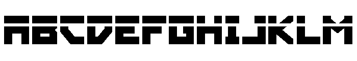 Hibernal Sentry Laser Font UPPERCASE