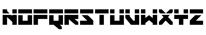 Hibernal Sentry Laser Font UPPERCASE