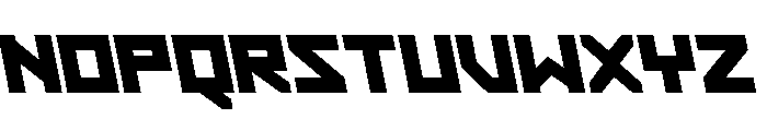 Hibernal Sentry Leftalic Font UPPERCASE
