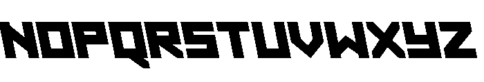 Hibernal Sentry Leftalic Font LOWERCASE