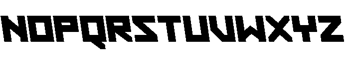 Hibernal Sentry Semi-Leftalic Font UPPERCASE