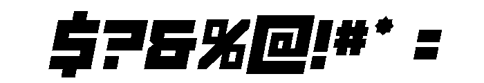 Hibernal Sentry Spaced Italic Font OTHER CHARS
