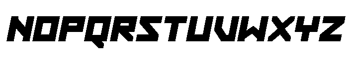 Hibernal Sentry Spaced Italic Font UPPERCASE