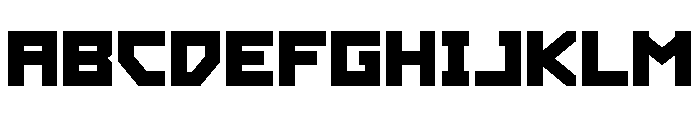 Hibernal Sentry Spaced Font UPPERCASE