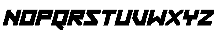 Hibernal Sentry Super-Italic Font UPPERCASE
