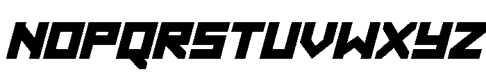 Hibernal Sentry Super-Italic Font LOWERCASE