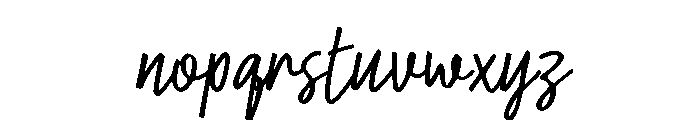 Hibernating Bear Font LOWERCASE
