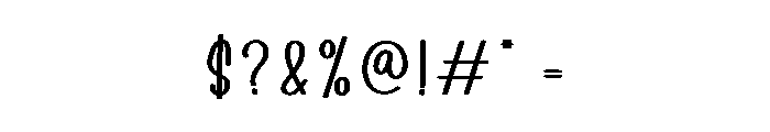 Hibernation Font OTHER CHARS