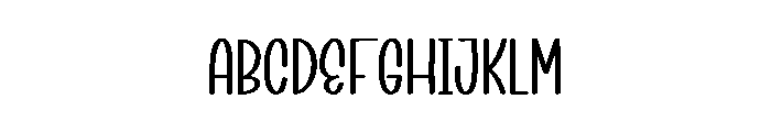 Hibernation Font UPPERCASE