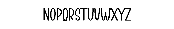 Hibernation Font UPPERCASE