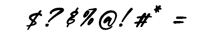 Hicktomes Font OTHER CHARS