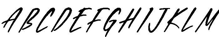 Hicktomes Font UPPERCASE