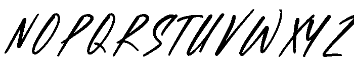 Hicktomes Font UPPERCASE