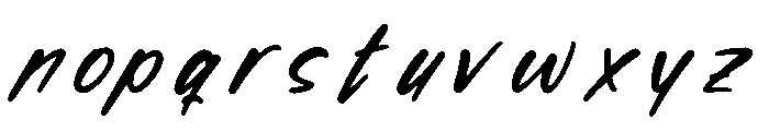 Hicktomes Font LOWERCASE