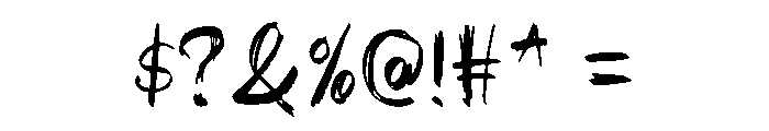 Hidachi Font OTHER CHARS